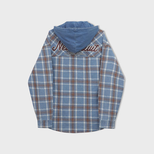 【新品上新】HX 春秋季水洗牛仔衬衫式茄克衫外套C105530014101 商品图5