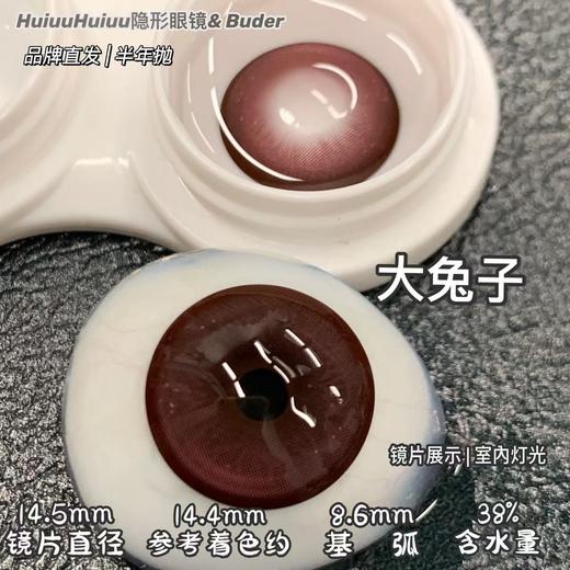 【2025年秋新品】BUDERCON-大冰糖-大兔子-大蜜糖-14.5mm【半年抛 度数0-800度 无525/575 】 商品图5
