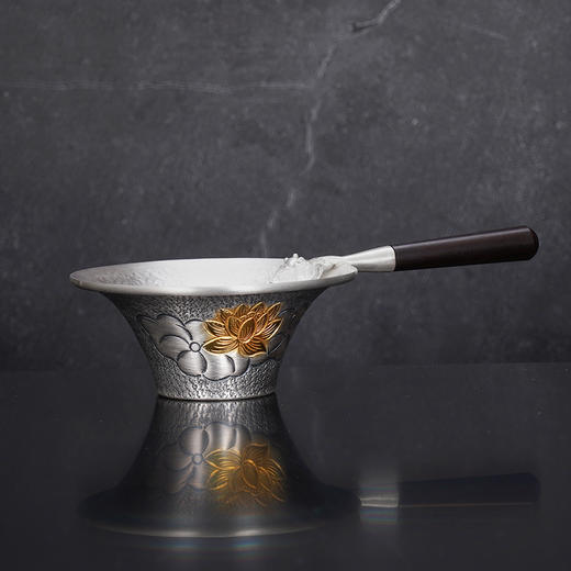 子佩集S999银【年年有余】摆件小茶壶公道杯茶杯茶托茶漏【YH6500017-10】2508 商品图6