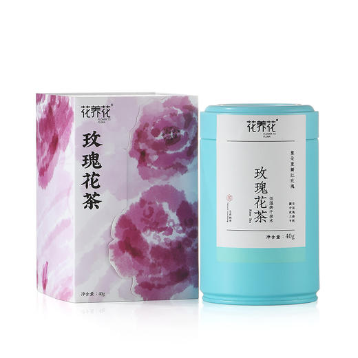 水墨画版 冻干/烘干罐装玫瑰花茶 商品图5