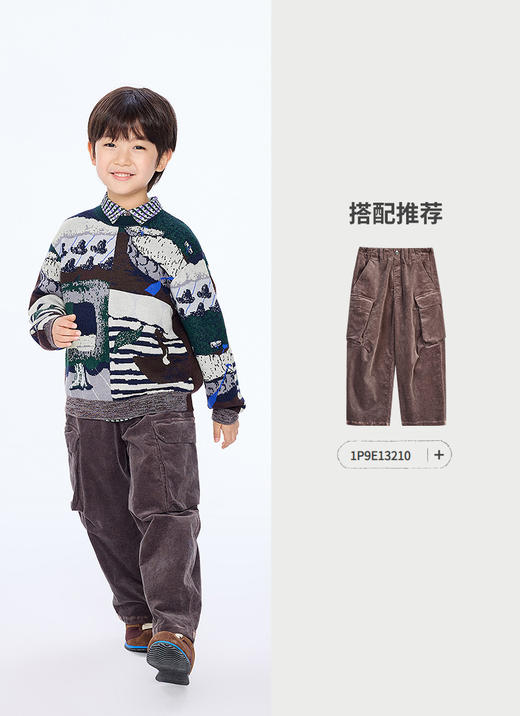 jnby   25年秋款  长袖套头毛衫 1P8311850 商品图5