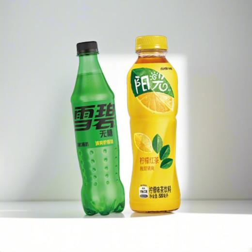 【特调DIY】阳光007：雪碧零卡无糖柠檬味汽水500ml + 阳光柠檬茶500ml 商品图0