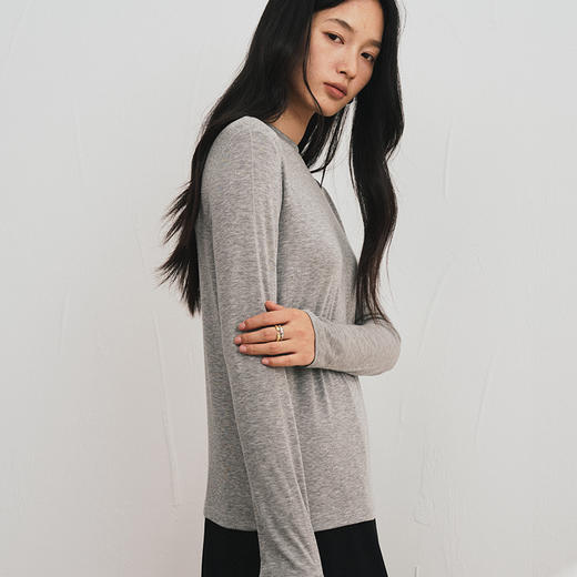 （小眠专属）SPLELED天丝醋纤立缝羊毛针织衫 | 基础百搭，修身款式，拉伸腰线！ 商品图2