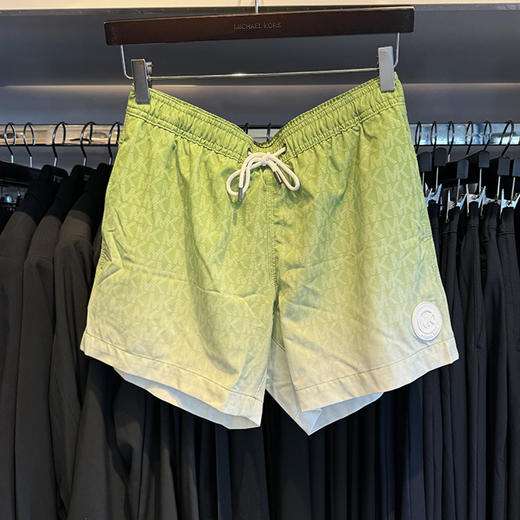 Michael Kors/MK 25春夏新款男士休闲度假渐变Logo抽绳泳裤沙滩裤 商品图3