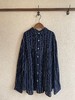 Antiquites ichi 藏蓝带条纹图案长袖衬衫 商品缩略图7