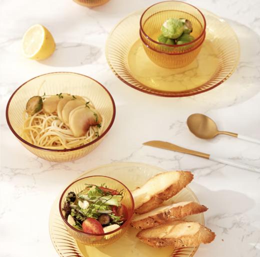 康宁餐具琥珀色耐热玻璃餐具套装 SN晶尊餐具豪华 8件套 商品图3