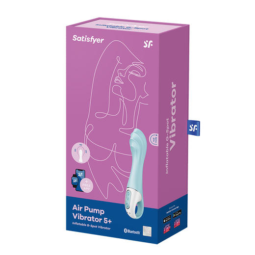 Satisfyer Air Pump Vibrator 5 氧气G点震动棒  女用震动按摩器 可入体震动棒 情趣用品 商品图6