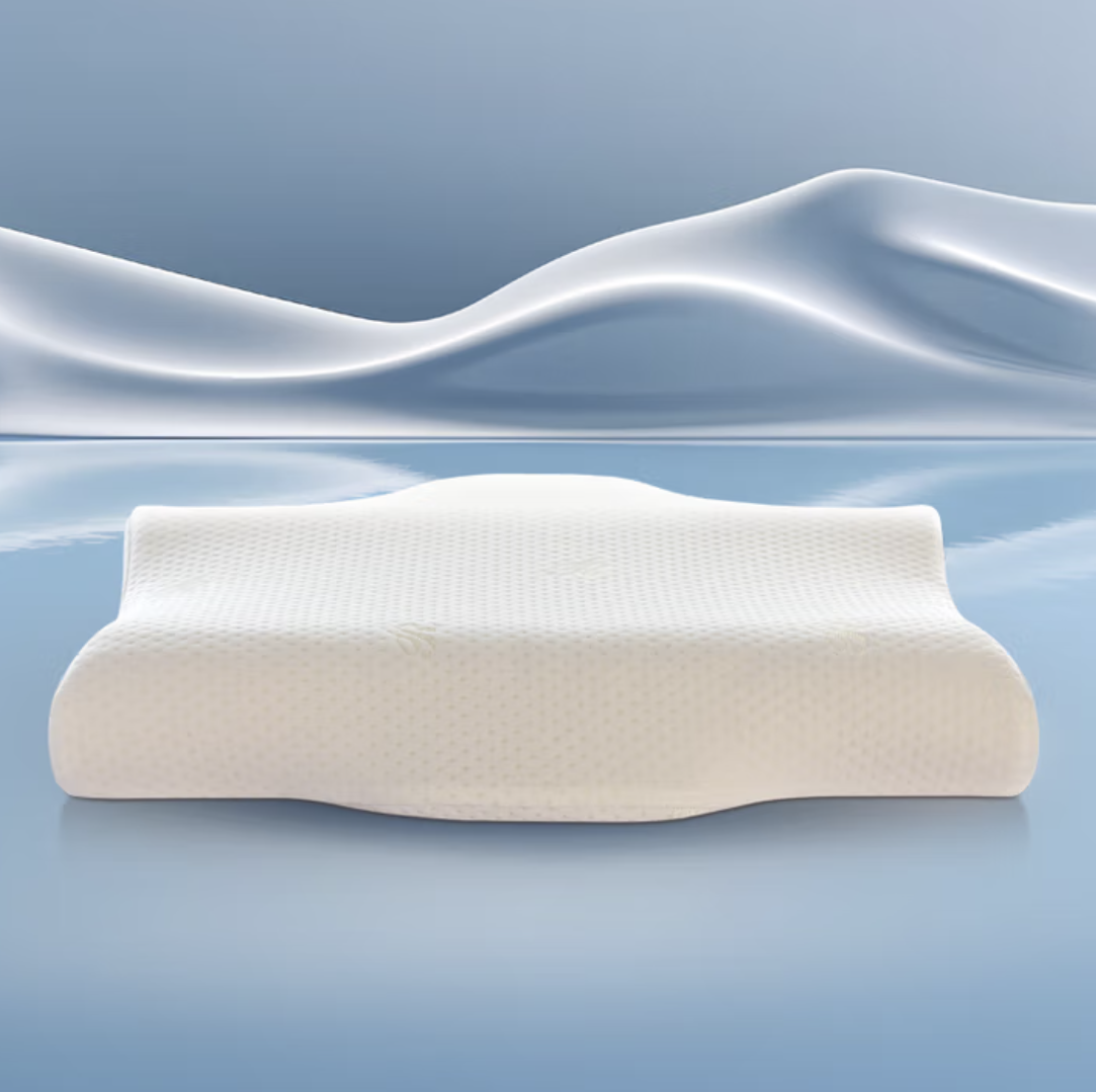 慕思璞宿可回弹记忆棉可拆枕套高低双翼蝶形枕 PSZ1-193 42*59 8/9cm 白色