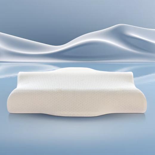 慕思璞宿可回弹记忆棉可拆枕套高低双翼蝶形枕 PSZ1-193 42*59 8/9cm 白色 商品图0