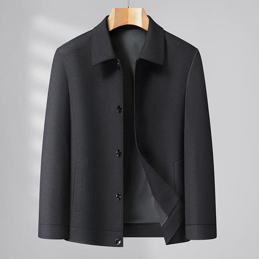 【DTX】大依优型大码外套夹克春秋季新款男士商务休闲翻领夹克外套宽松透气加肥加大外套 商品图2