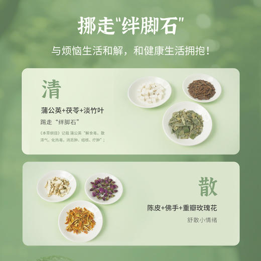 【蒲公英佛手茶】清解舒畅 疏解压力 汤色香醇70g（7gx10包）zy 商品图2