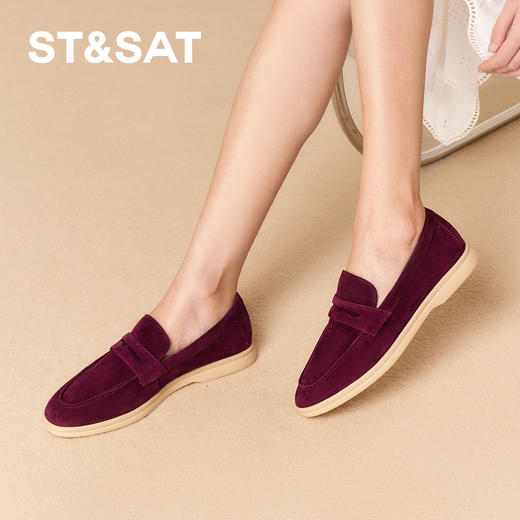 【万步系列】星期六舒适平底通勤休闲乐福SSD3111021 商品图11