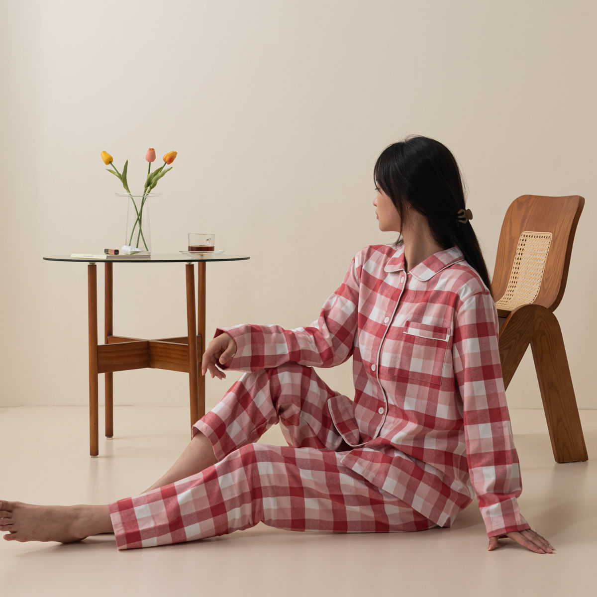 【W印同款】纯棉男女款睡衣  无侧缝法兰绒毛 舒适透气 高级质感