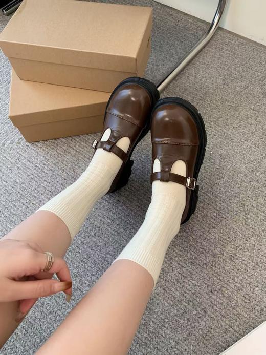 【GZ】无忧购‘清仓福利’日系学院风T字扣百搭复古小皮鞋X5202（截单后3-5天发货) 商品图5