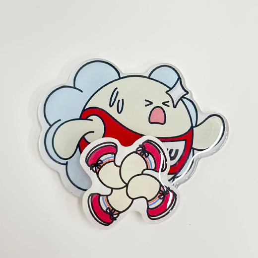 海珠是个岛运动冰箱贴-跑步款 商品图0