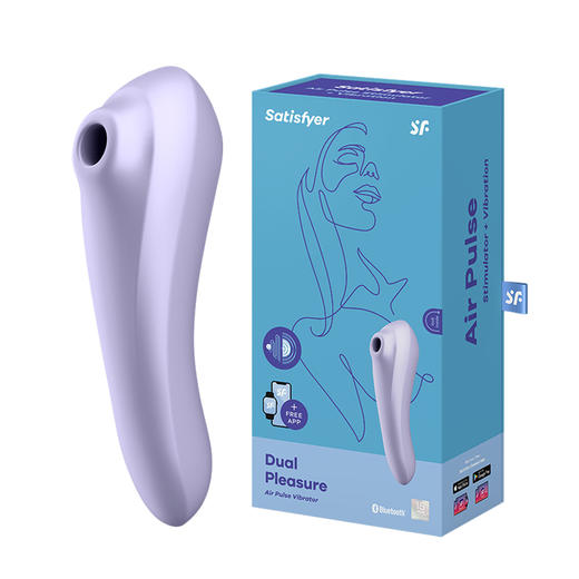 Satisfyer Dual Pleasure 初体验吮吸按摩器APP版  女用吮吸 C点刺激 情趣用品 商品图0