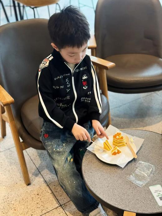 2025秋季新款！日系DD儿童刺绣字母老鼠联名学院风夹克棒球服！ 商品图2