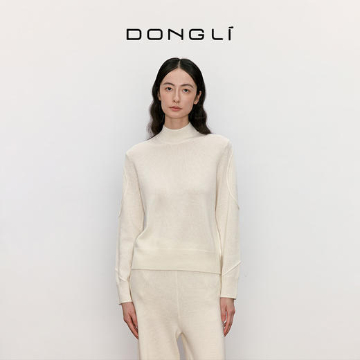 东黎 • 山羊绒女士秋冬半高领套衫 4756 商品图3