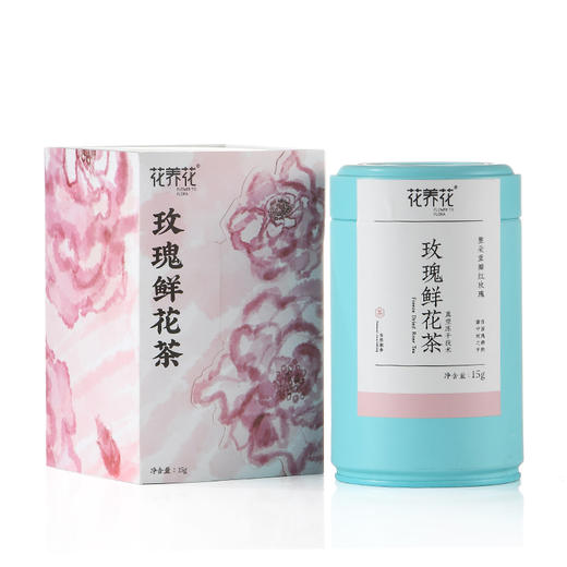 水墨画版 冻干/烘干罐装玫瑰花茶 商品图6