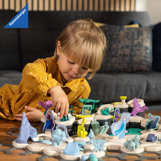 睿思GraviTrax 小小世界版 冰雪奇缘 重力轨道球 适合年龄3岁+ 交互式轨道 益智玩具 自由组件 发挥想象力 -74072 商品图4