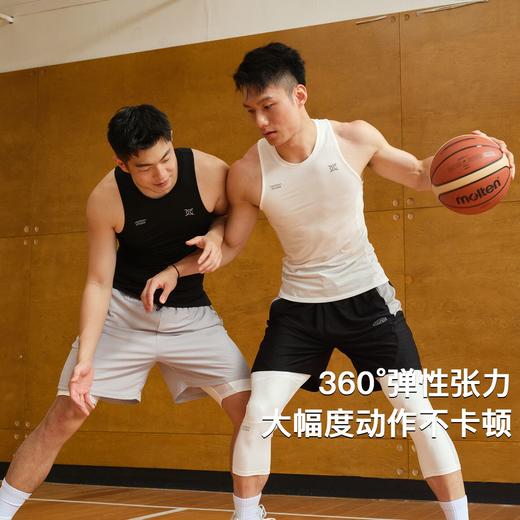 录士LUSHISI不熄主题打底裤HC系列专业实战运动七分裤篮球打底裤 商品图3
