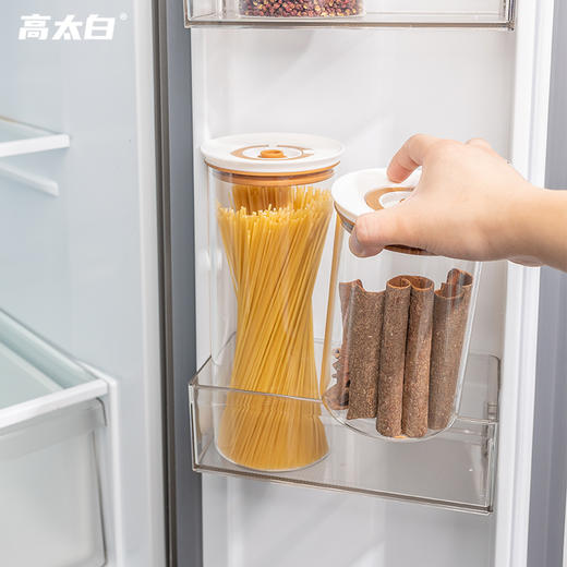 高太白抽真空密封罐 高硼硅玻璃 可冷冻冷藏 可耐高温 商品图4