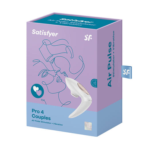 Satisfyer Pro 4 Couples夫妻共振器共用吸吮式外部刺激震动按摩器性用品 商品图4