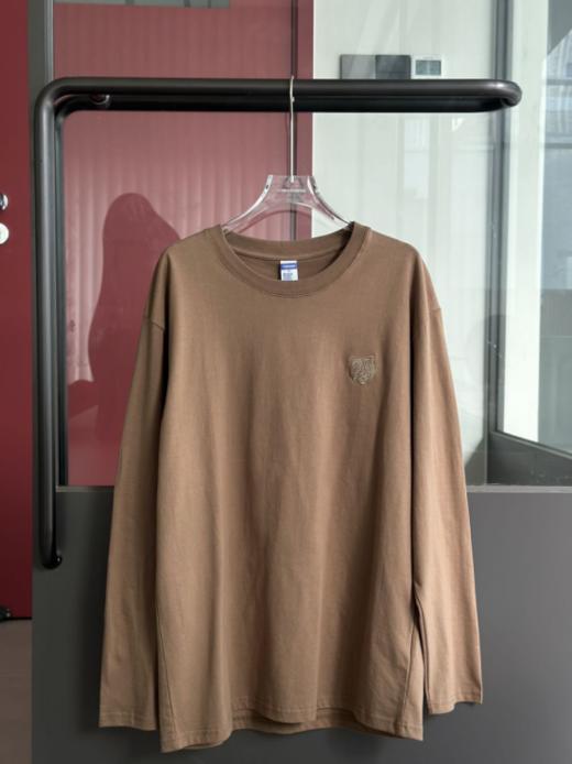 ✨出口外贸订单⚠️重磅有型❗️硬汉专属❗️【伊泺杉美式虎头刺绣长T😍】260g高克重长绒棉！百搭5️⃣色，😎初秋男人衣橱穿搭豪不费力的时髦单品！ 商品图2