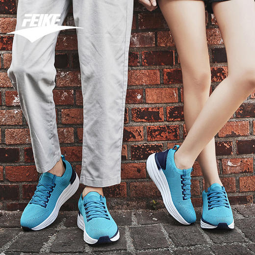 FEIKE菲克（线下专柜款）男女健步跑步跑鞋，四季可穿，柔软 MD 大底超舒适，织鞋面透气防臭 商品图1