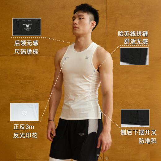录士LUSHISI庇护主题背心HC系列专业实战运动紧身背心篮球打底t男 商品图3