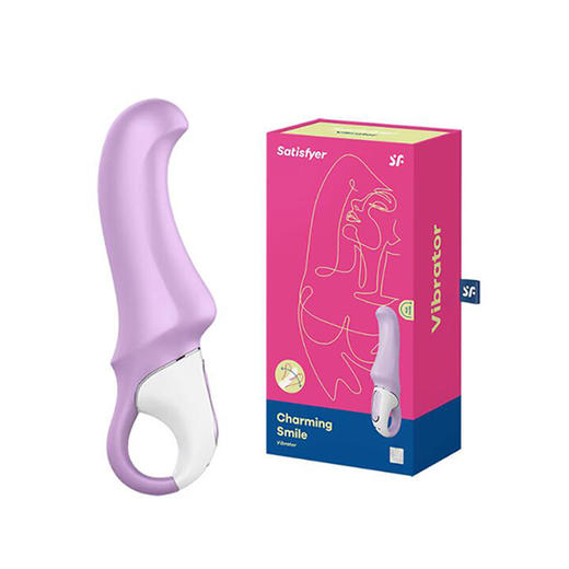 Satisfyer Charming Smile 卡瑞娜震动按摩棒 女用入体震动棒 前戏调情情趣用品 商品图0