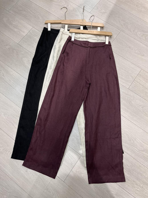 100%纯亚麻裤子（裤长大约99-102左右） 商品图0