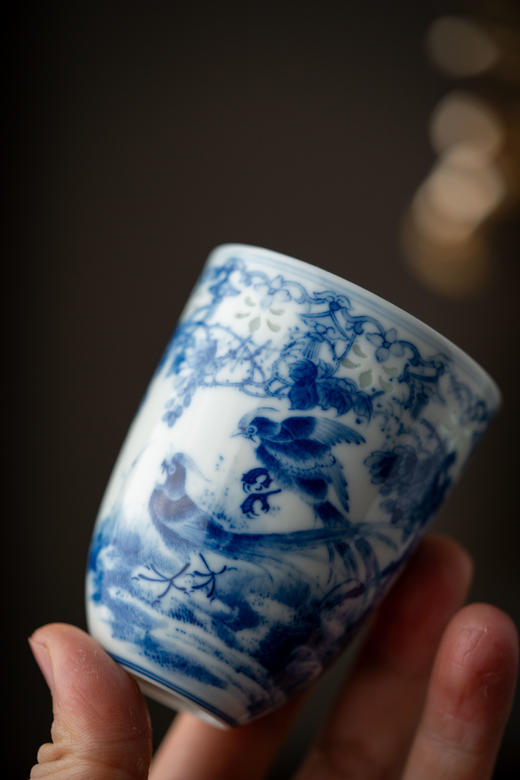 会员专享  青花藤花鸟语闻香杯 仅供【陶溪川店】自提 商品图2