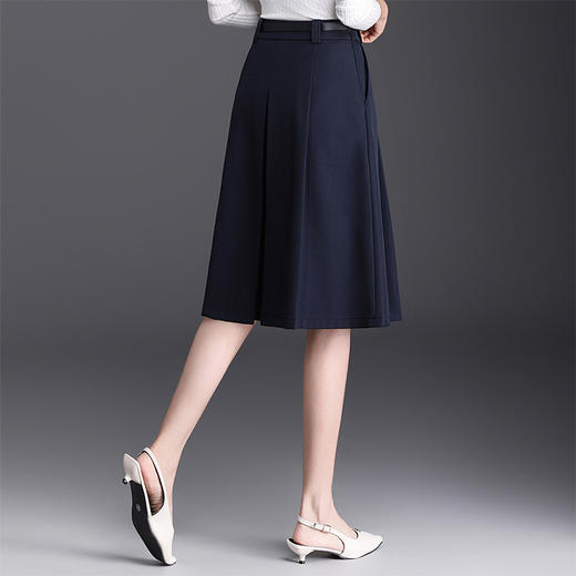 QYM 2517-Y百褶A字裙时尚半身裙秋季新款 商品图2