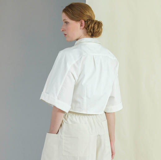 CHAMBARET CHEMISE COURTE - 米白 商品图1