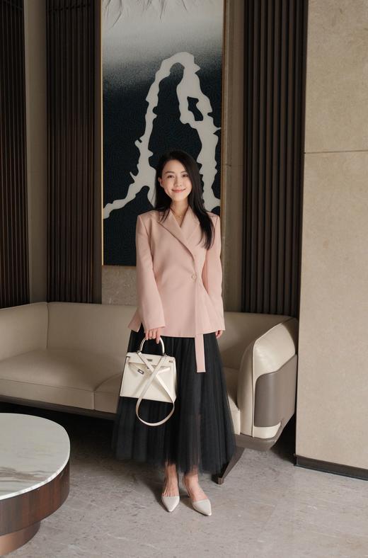 温柔如初|盐系设计感西服套装 商品图0