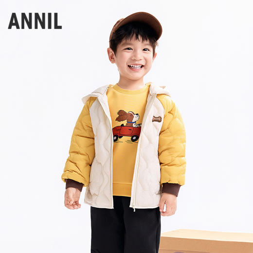 【实体店同款】男童短款羽绒服冬季新款安奈儿童装XB545181 商品图0