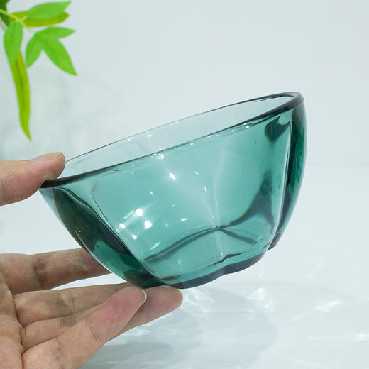 热卖！高颜值餐具！高硼硅钻石琥珀/海棠碗盘套装 加厚玻璃 可进烤箱微波炉 商品图8