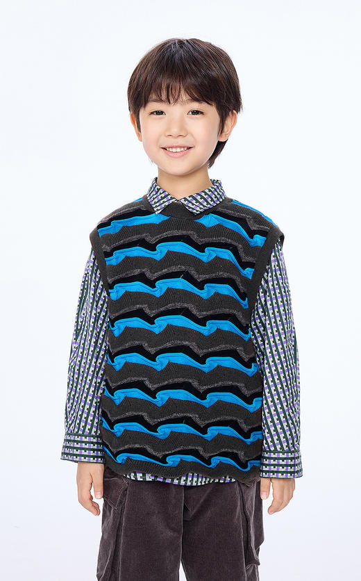 jnby    25年秋款  毛衫背心  1P8312340 商品图7