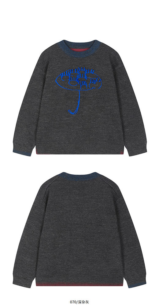 jnby  25年秋款  长袖套头毛衫  1P8311850 商品图9