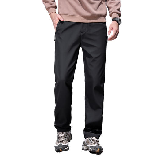 罗蒙男士春秋户外战术休闲裤前后袋时尚拉链直筒百搭长裤子 商品图7