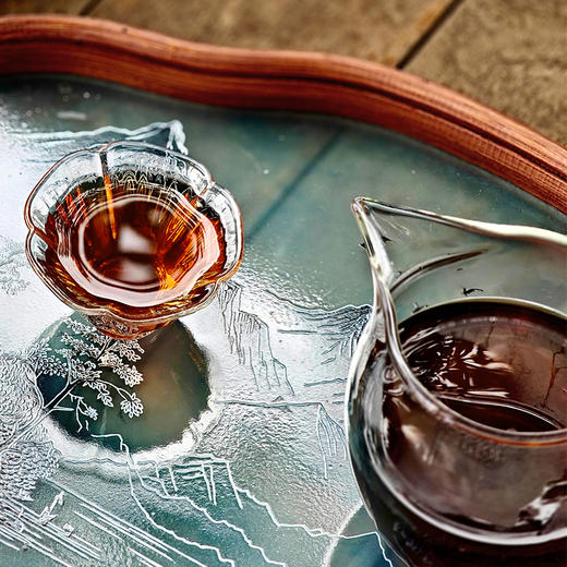 【高奢老熟茶】【曼松古树熟茶】细腻甜润天花板，2019年曼松王子山古树原料，青花瓷罐礼盒装500g 商品图4