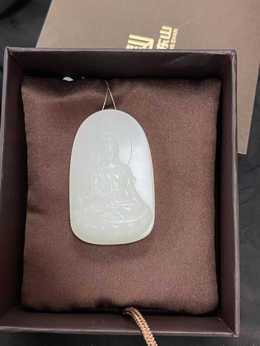 【于田产和田白玉净瓶观音】编号A80085,51*32，41克，出证书，发货1~5天，48小时鉴赏期 商品图1