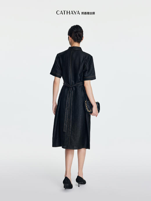 凯喜雅衬衫领连衣裙 商品图4