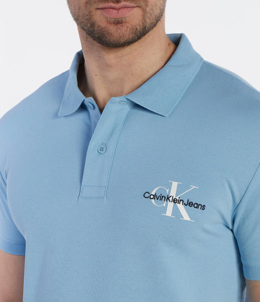 Clavin Klein 卡文·克莱 男士百搭弹棉休闲Polo短袖T恤11811 商品图11