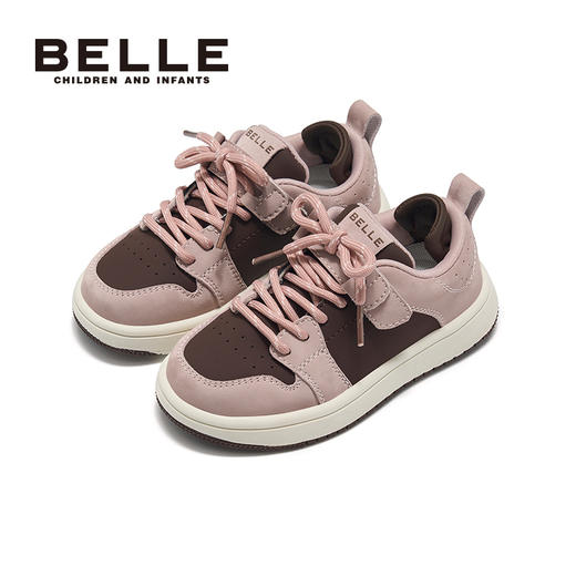 3-5天发货【舒适童鞋 | BELLE百丽2025秋季新款童鞋合集】加固宽楦鞋头，给孩子脚趾足够的活动空间，减震鞋底设计不易累脚，款式时尚百搭，低调中带着高级感，轻松搭配各种衣服，一双解锁全场景 商品图2
