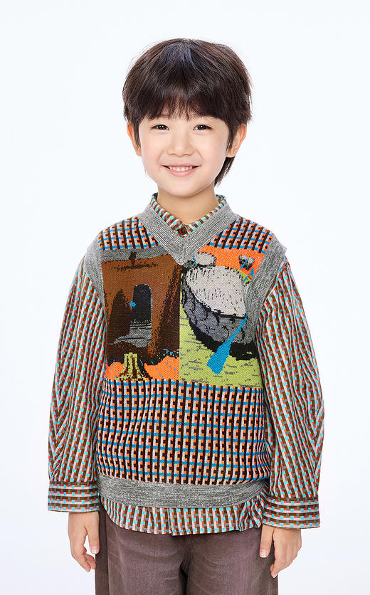 Jnby 25年秋款  毛衫背心  1P8310740 商品图6