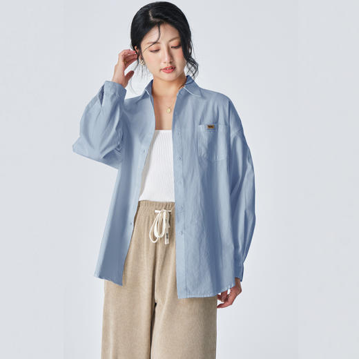 馥迦经典百搭纯棉口袋衬衫 商品图5