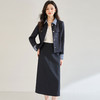 「高货sh」全新升级【铂金会员441/天猫599/差价158】(99408)洛诗琳秋季条纹拼接小西服外套高腰直筒半身裙两件套女 商品缩略图2