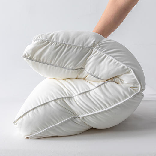 多喜爱 悦享花柔糯糯枕cs【双层填充】【轻盈蓬松】【80S防羽面料】宽大枕面 立高工艺 商品图2